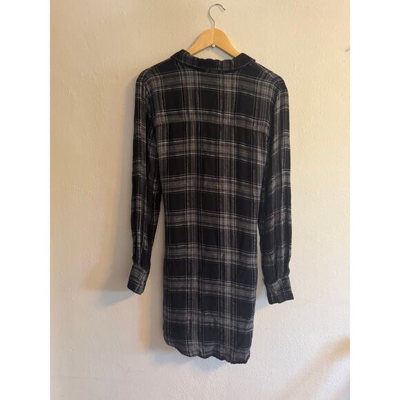 Michael Stars Plaid Belted dress - Picture 5 of 6